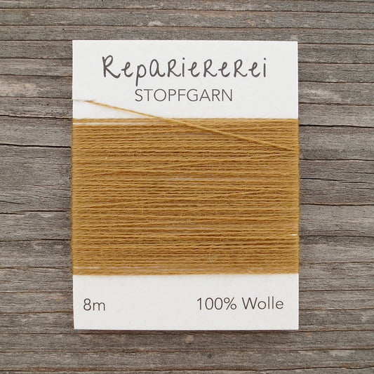 Stopfgarn Wolle #1018 Gelb Ocker