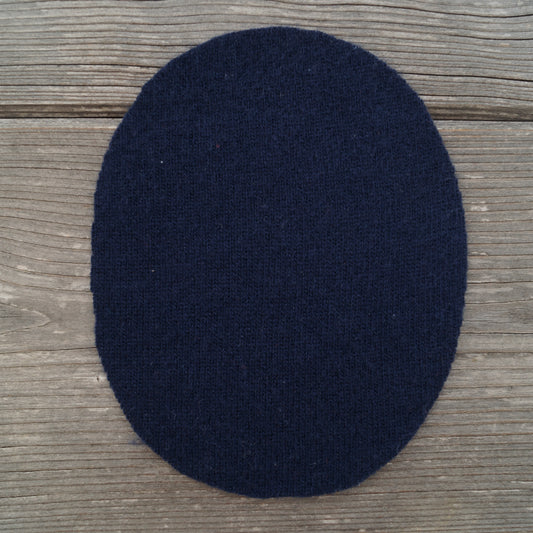 Flicken Wolle - Dunkelblau fein