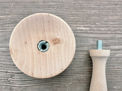 Stopfpilz mit Rille und abnehmbarem Griff