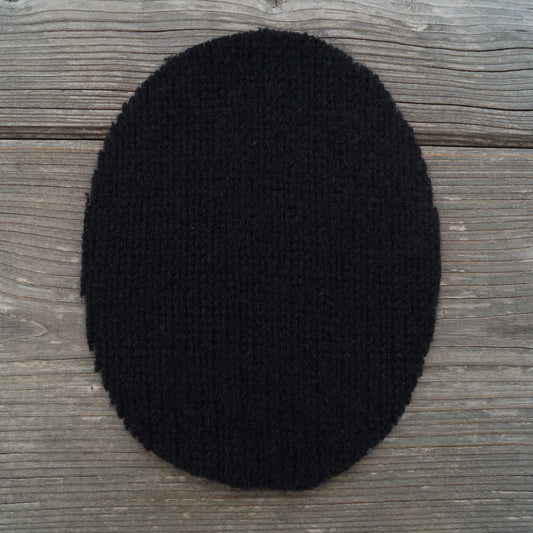 Flicken Wolle - Schwarz stark