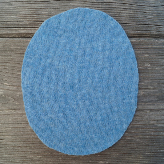 Flicken Kaschmir - Himmelblau - Repariererei