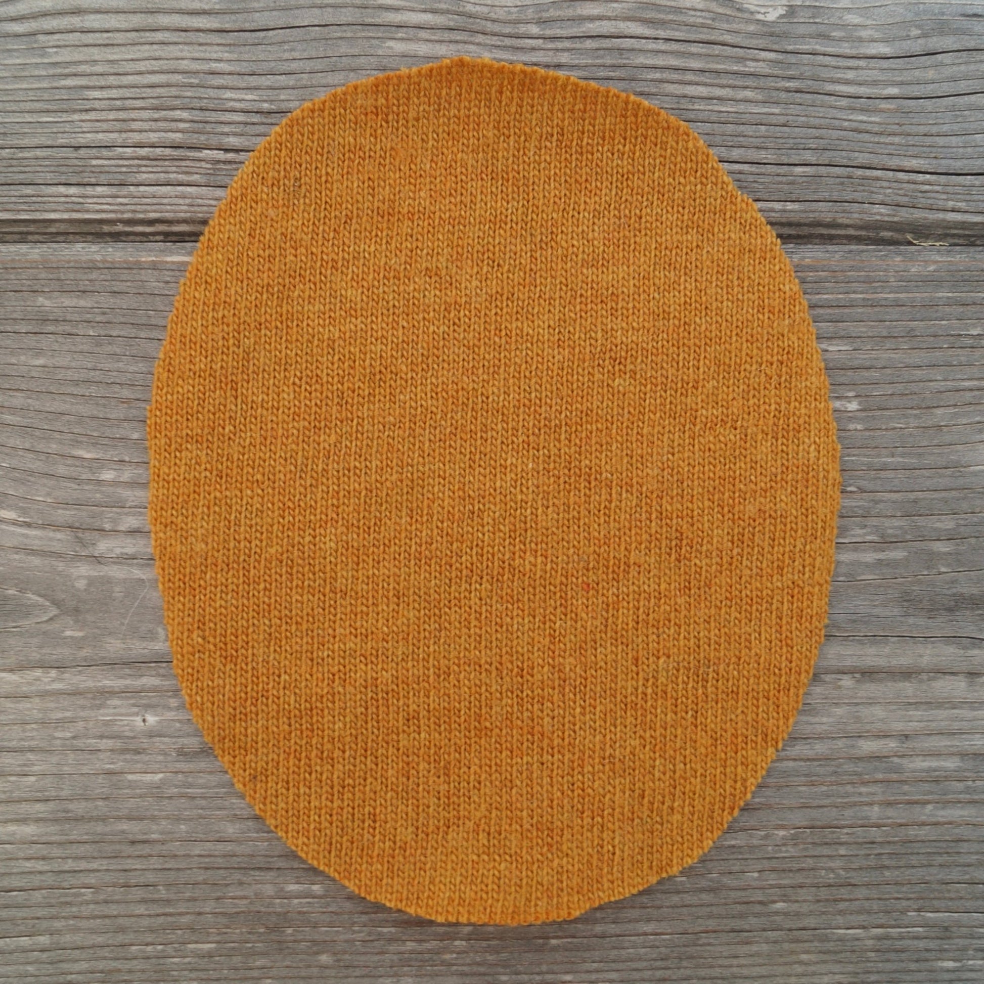 Flicken Wolle - Orange - Gold - Repariererei