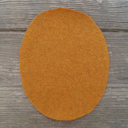 Flicken Wolle - Orange - Gold - Repariererei