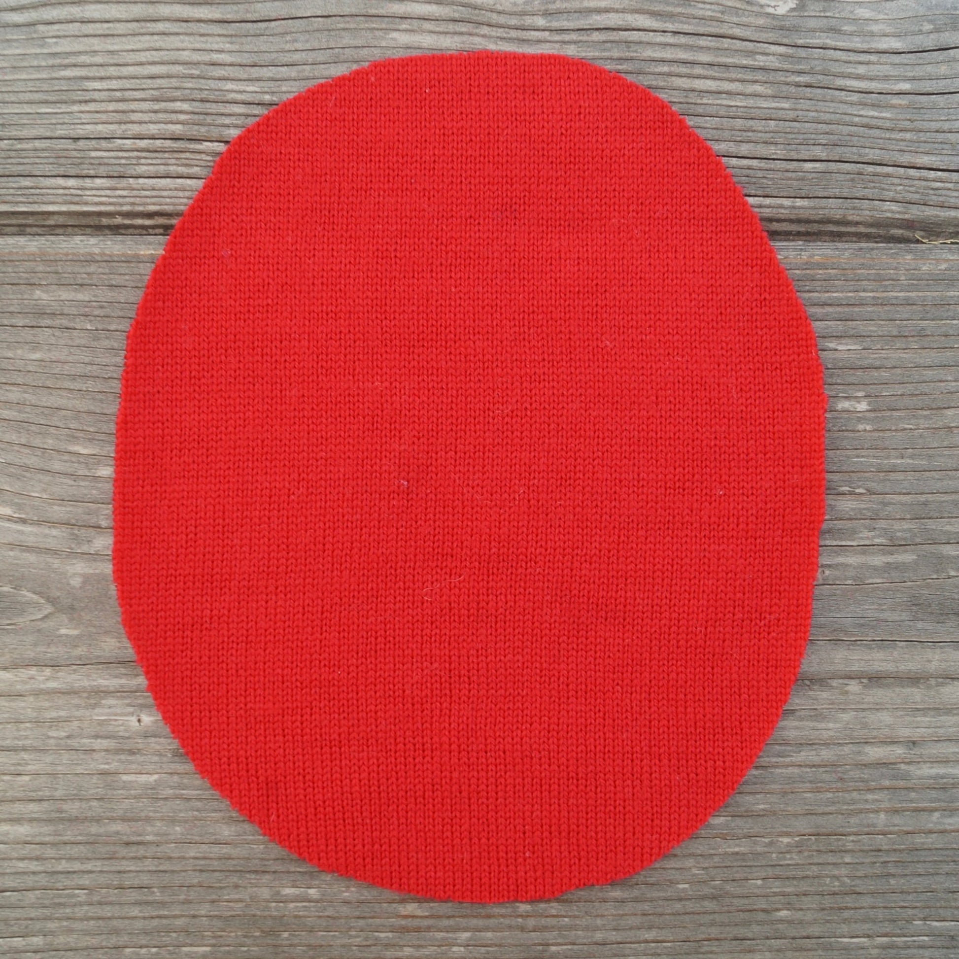 Flicken Wolle - Rot glänzend - Repariererei