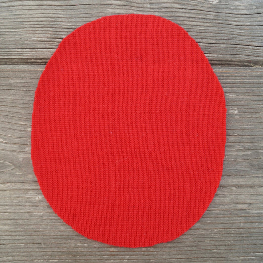 Flicken Wolle - Rot glänzend - Repariererei