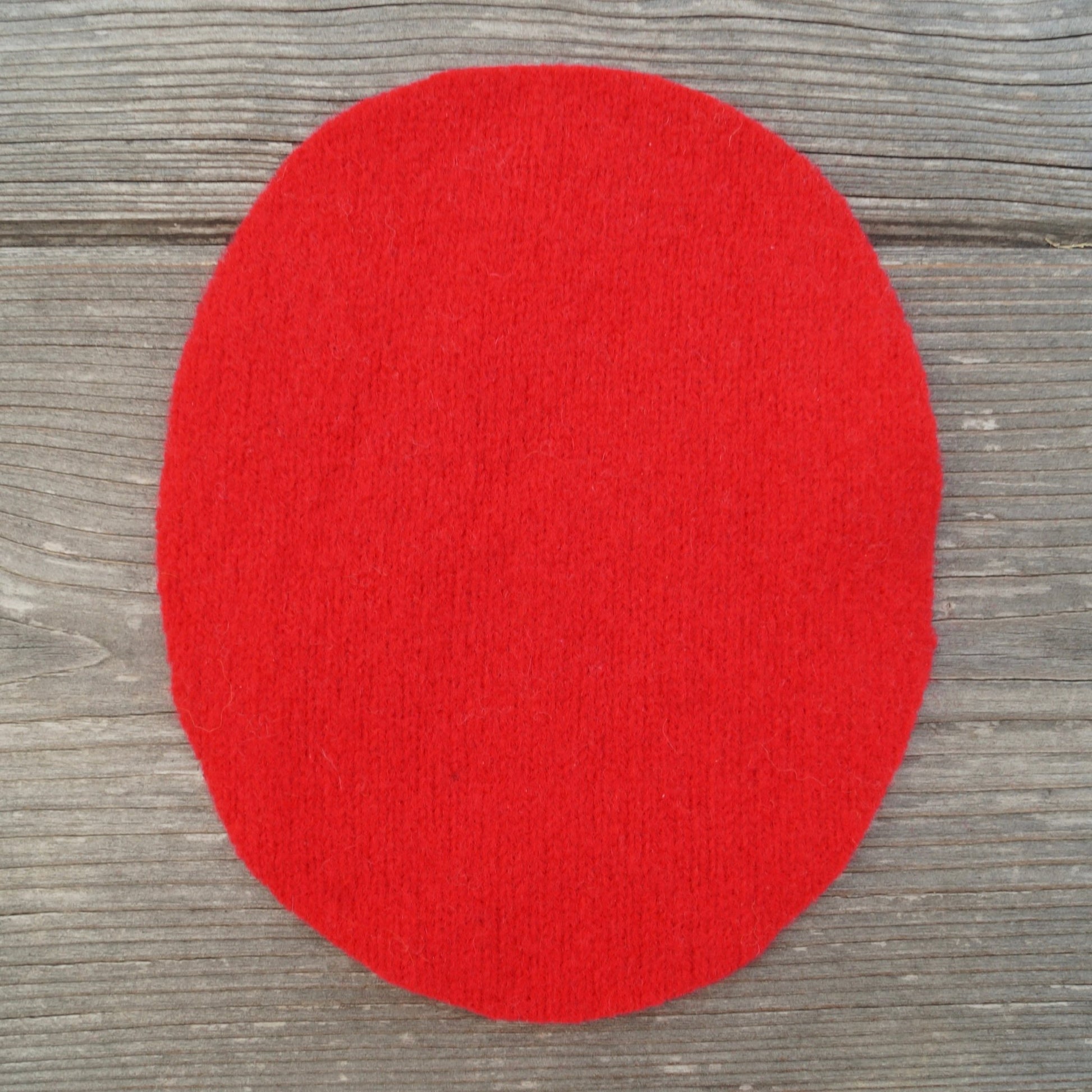 Flicken Wolle - Rot stark - Repariererei