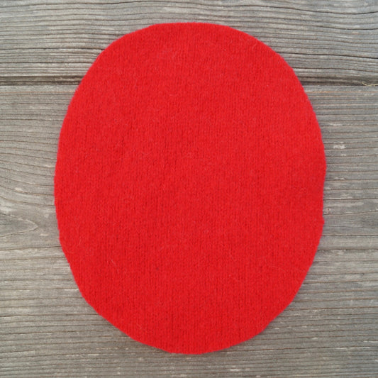 Flicken Wolle - Rot stark - Repariererei