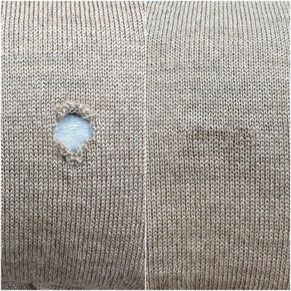 How to repair your knits invisibly with Swiss Darning (English) - Repariererei