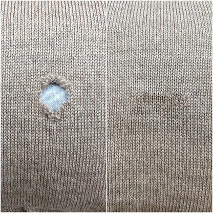 How to repair your knits invisibly with Swiss Darning (English)