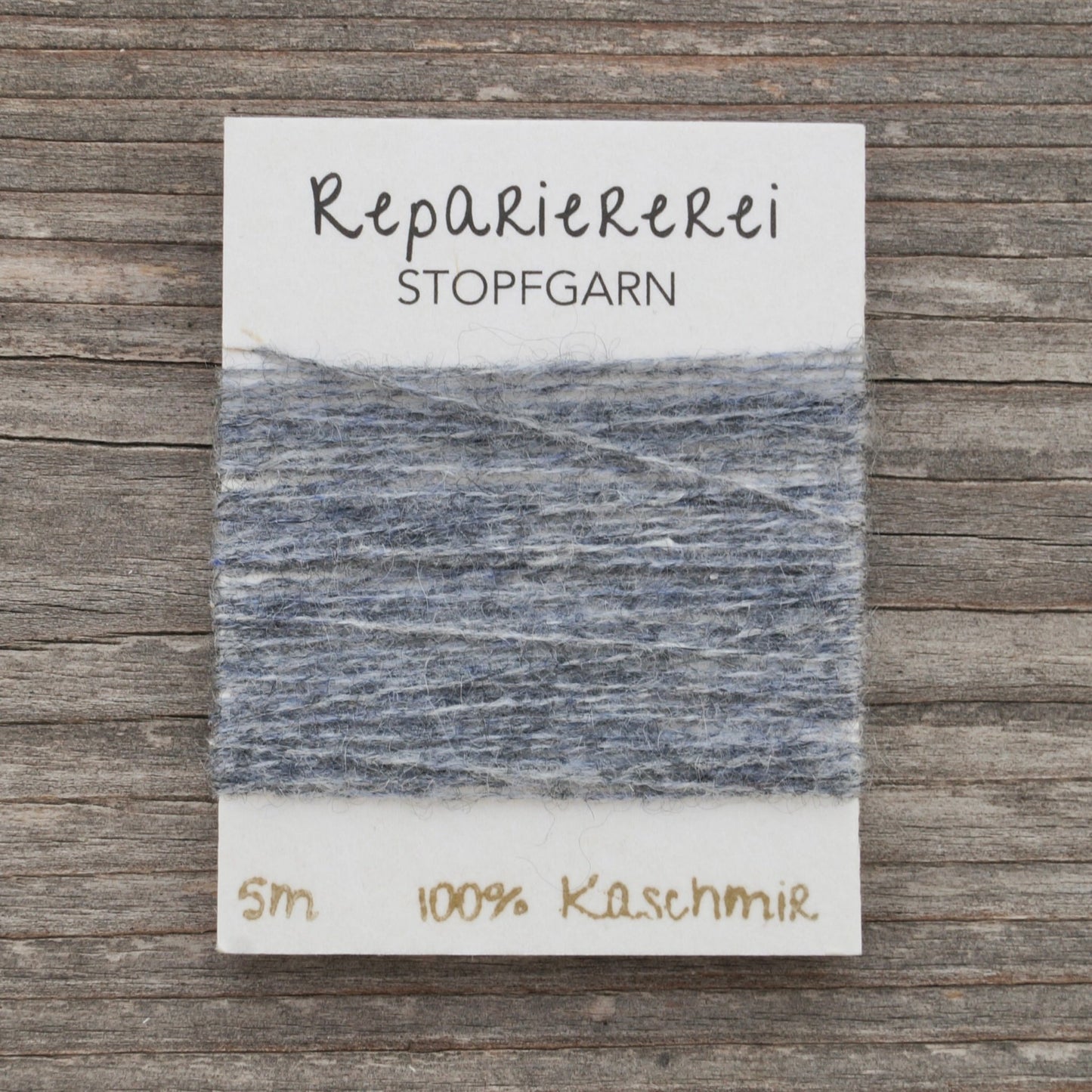 Stopfgarn Kaschmir 0007 Stahlgrau - Repariererei