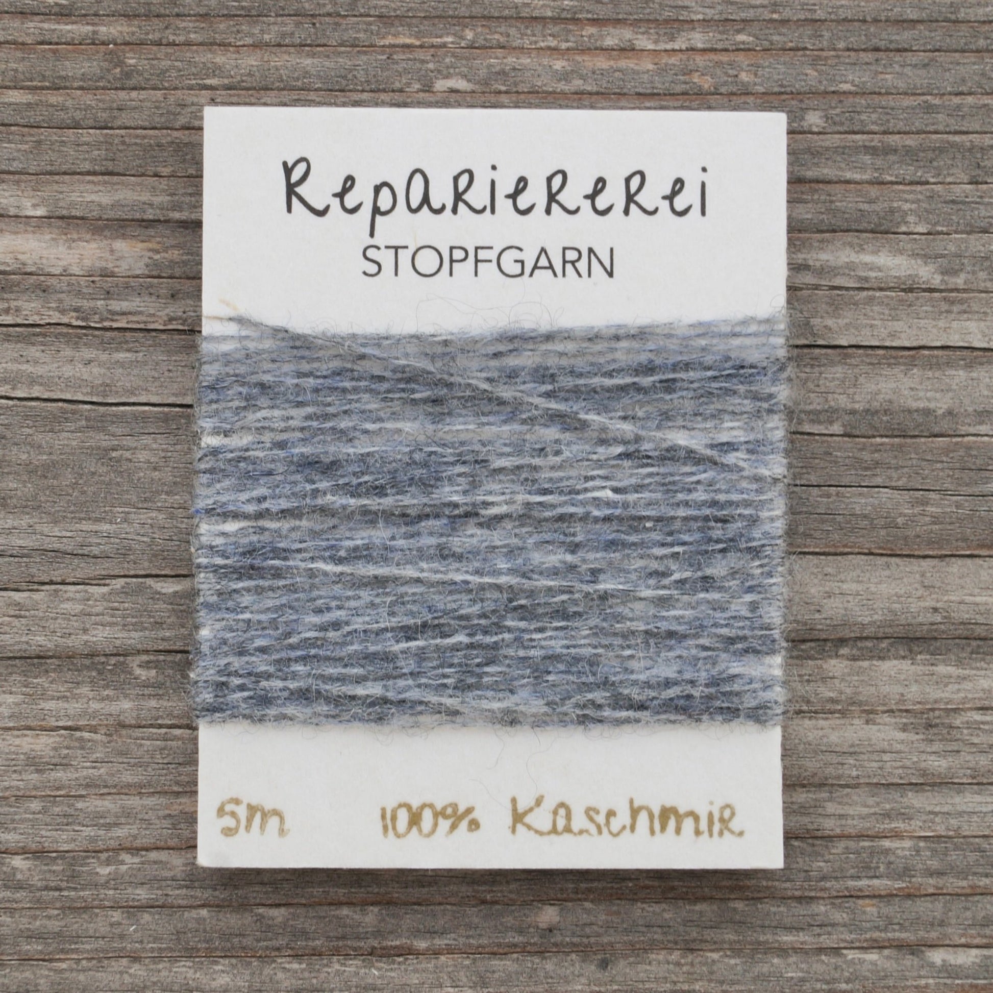 Stopfgarn Kaschmir 0007 Stahlgrau - Repariererei