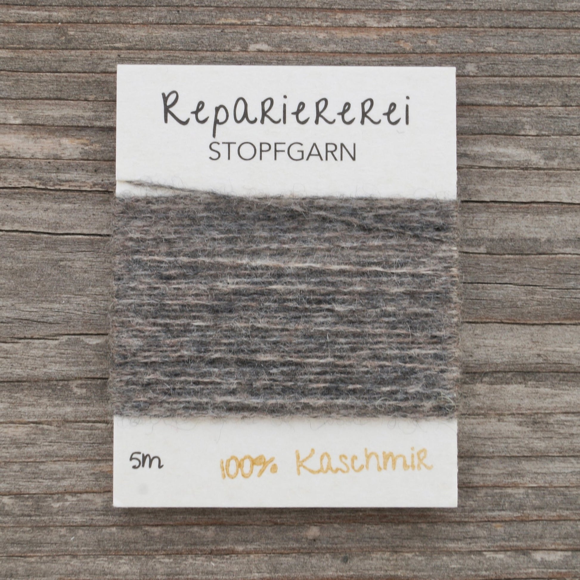 Stopfgarn Kaschmir 0008 Mausgrau dunkel - Repariererei