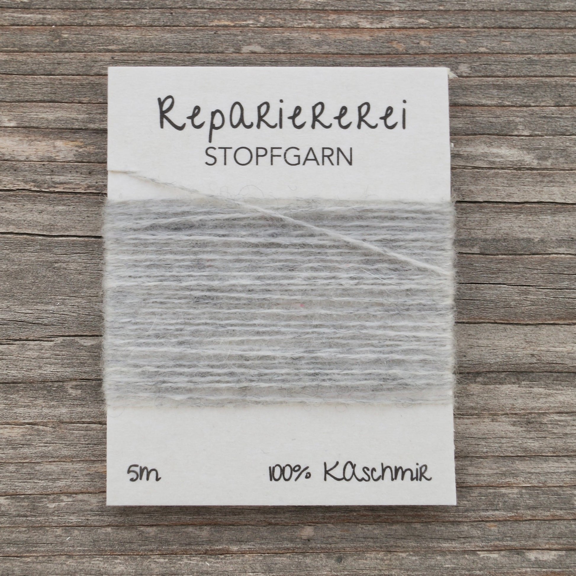 Stopfgarn Kaschmir 0015 Hellgrau meliert - Repariererei