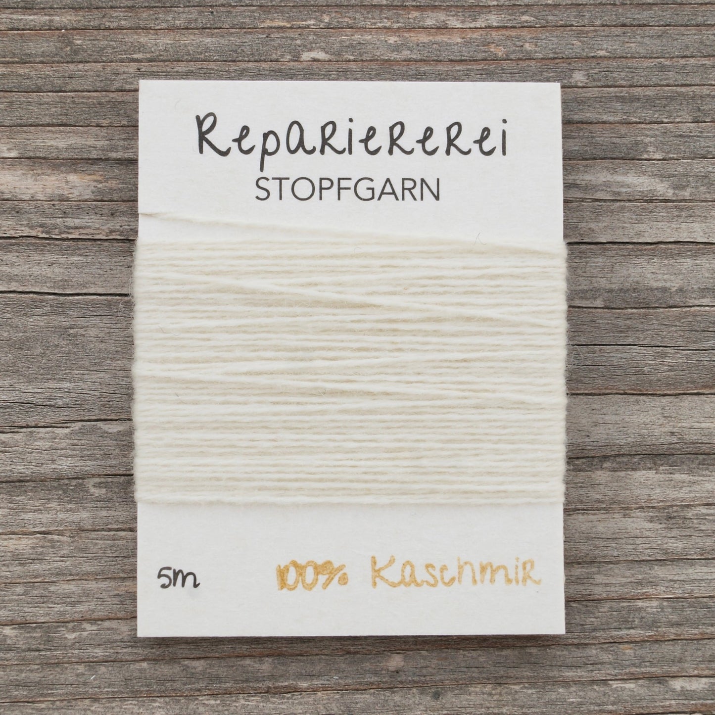 Stopfgarn Kaschmir 0030 Wollweiß - Repariererei
