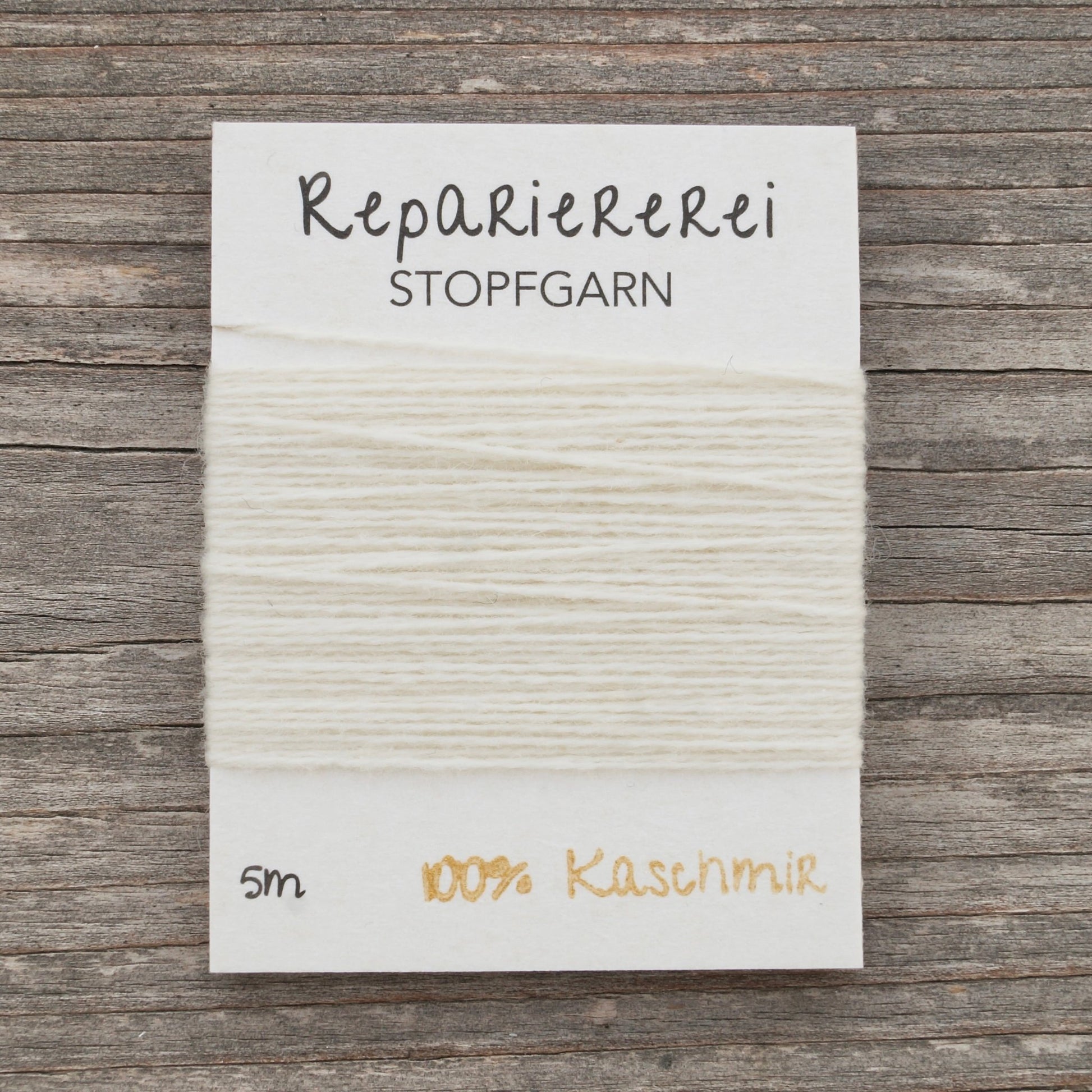 Stopfgarn Kaschmir 0030 Wollweiß - Repariererei