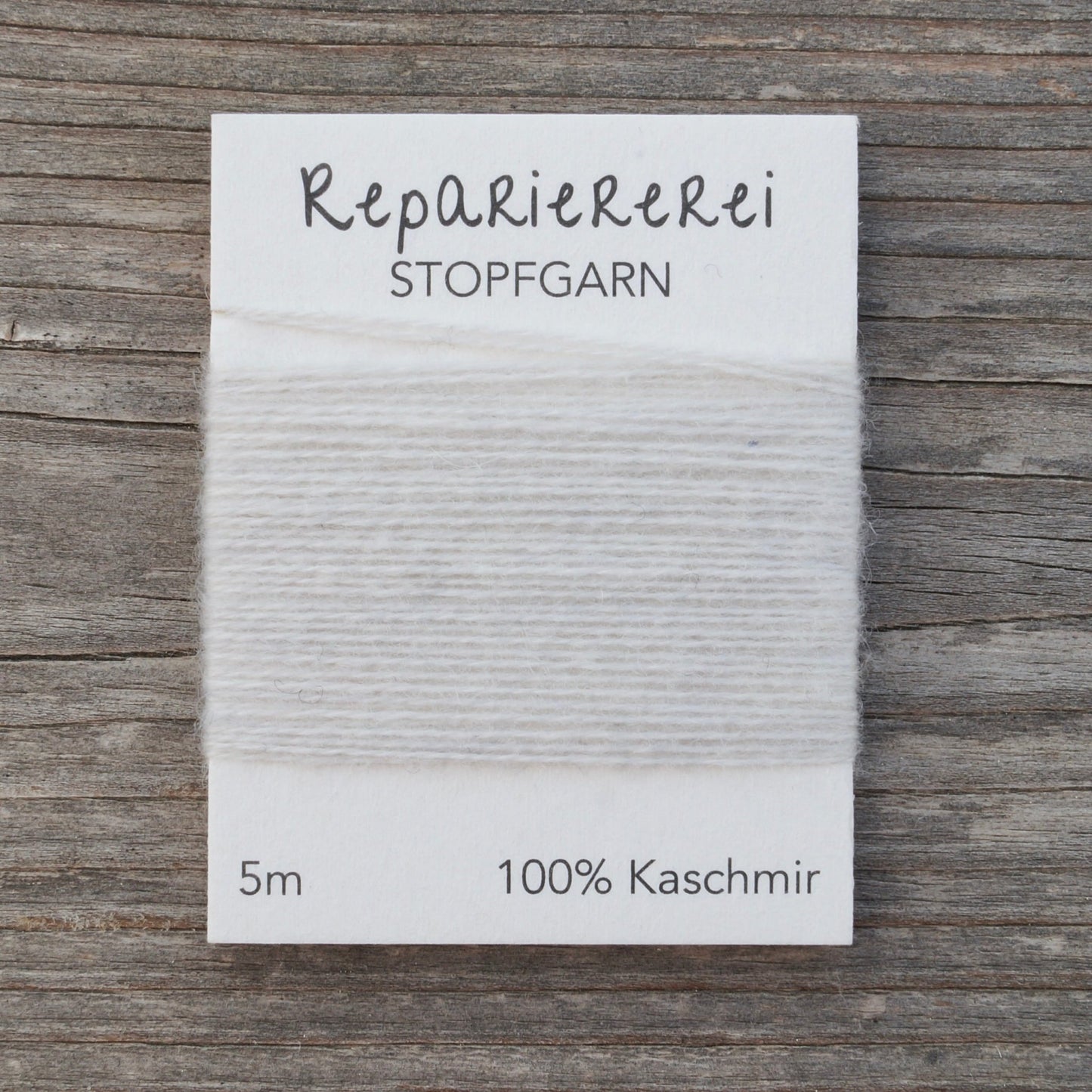 Stopfgarn Kaschmir 0054 Silberweiß - Repariererei