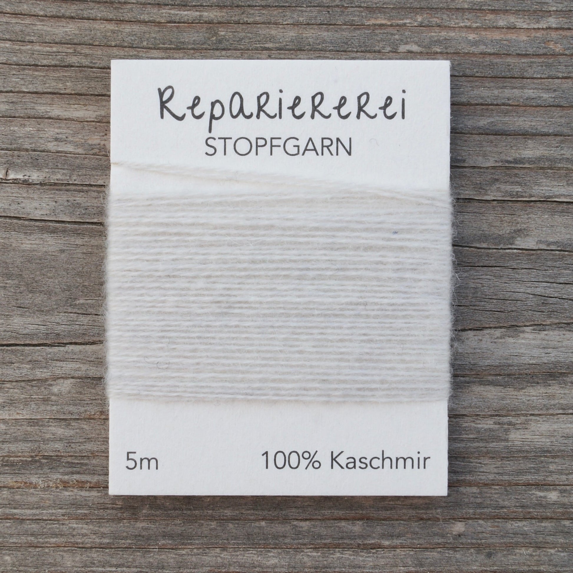Stopfgarn Kaschmir 0054 Silberweiß - Repariererei