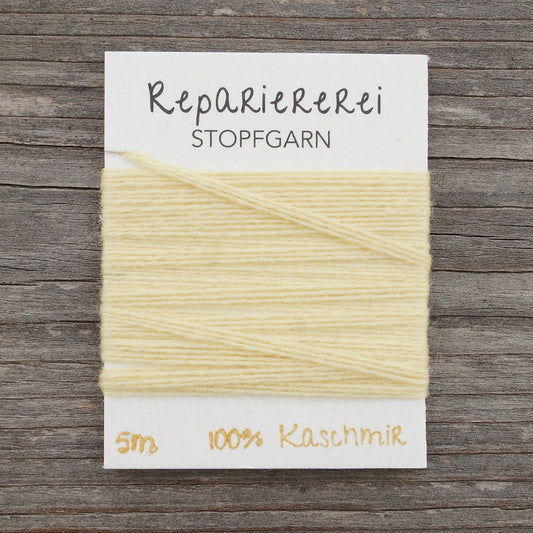 Stopfgarn Kaschmir 1011 Hellgelb - Repariererei