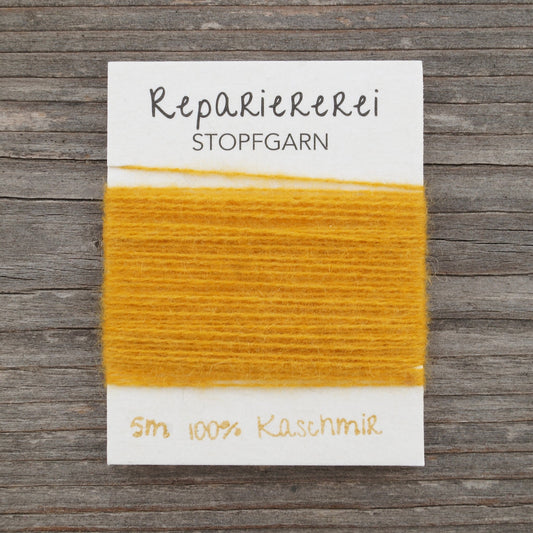 Stopfgarn Kaschmir 1013 Senfgelb - Repariererei