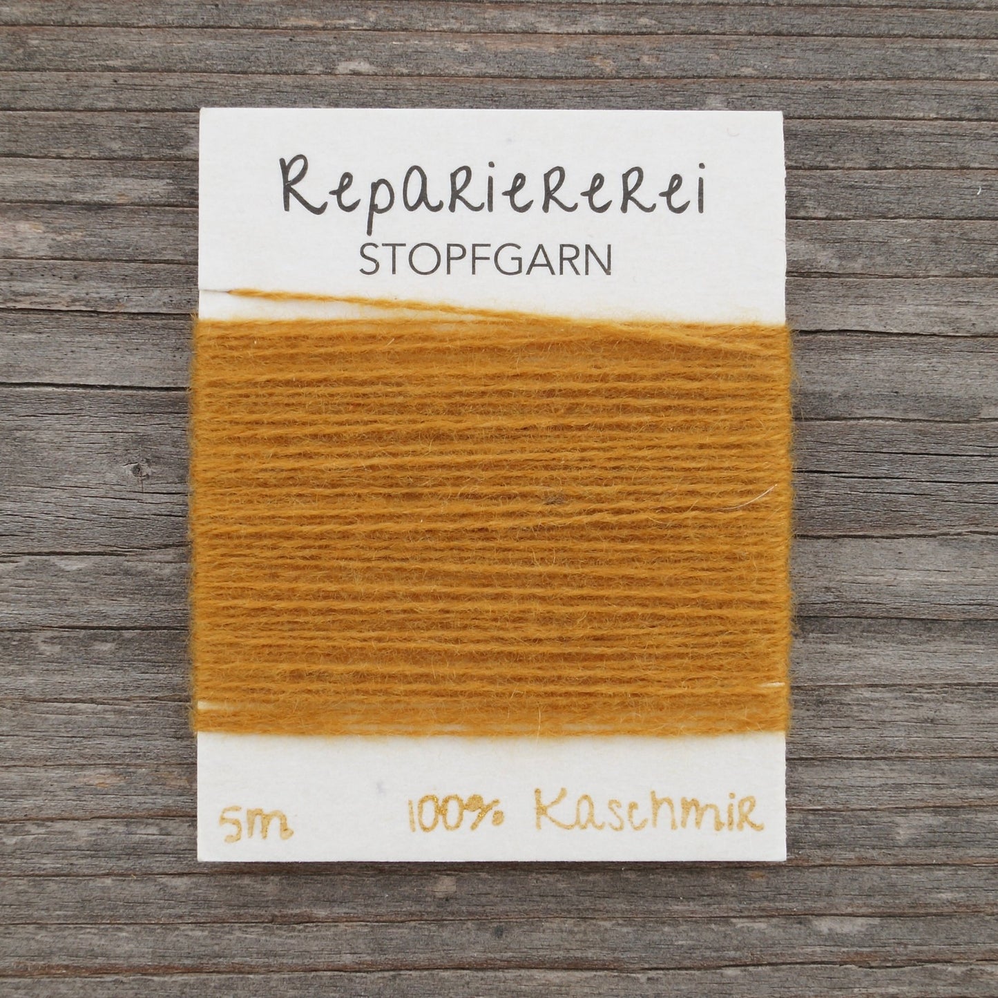 Stopfgarn Kaschmir 1014 Ockergelb - Repariererei