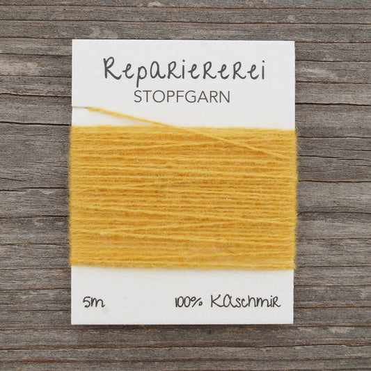 Stopfgarn Kaschmir 1019 Goldiges Gelb - Repariererei