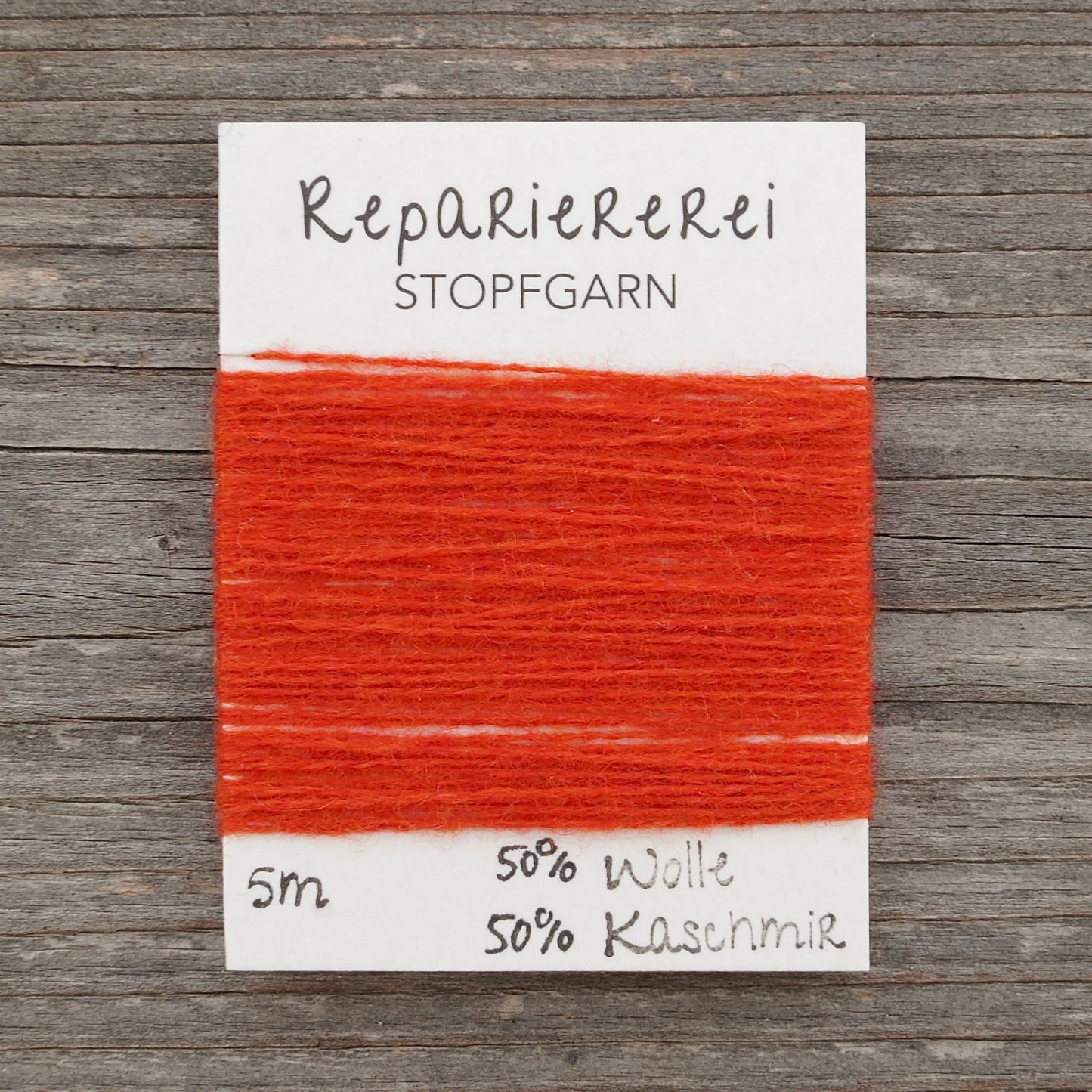 Stopfgarn Kaschmir 2006 Rotorange - Repariererei