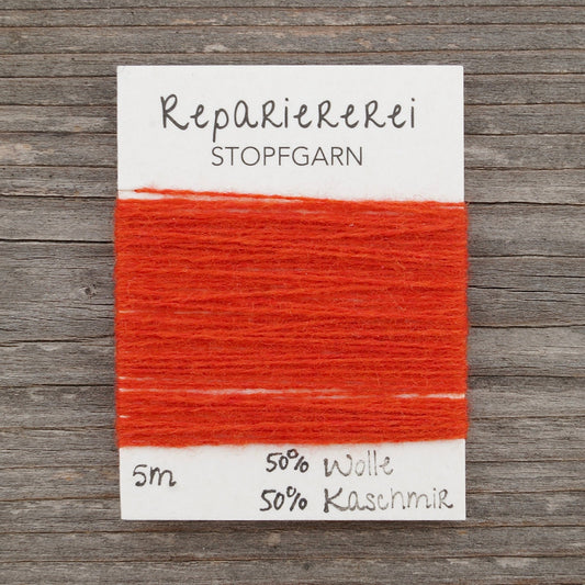 Stopfgarn Kaschmir 2006 Rotorange - Repariererei