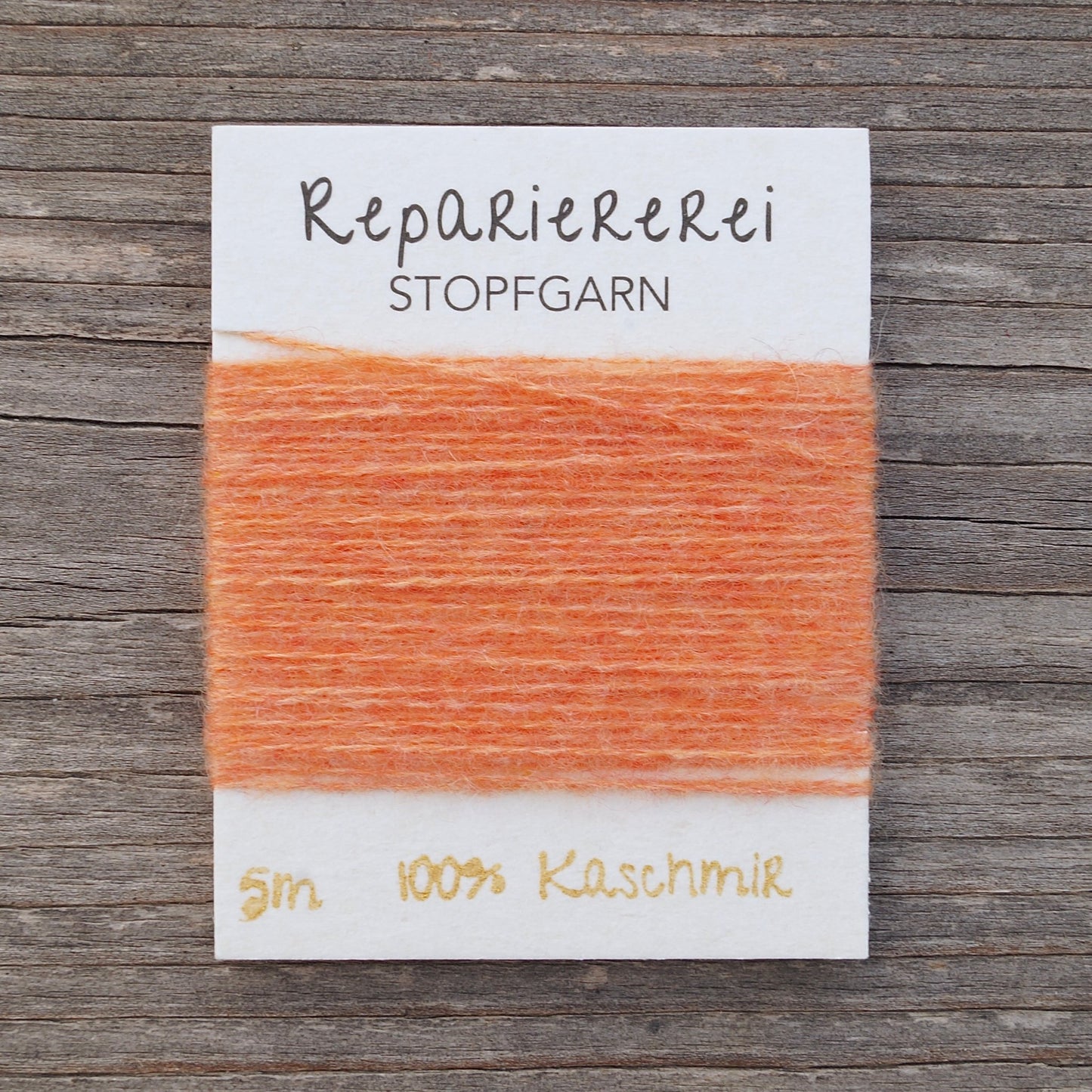 Stopfgarn Kaschmir 2016 Sanftes Orange - Repariererei
