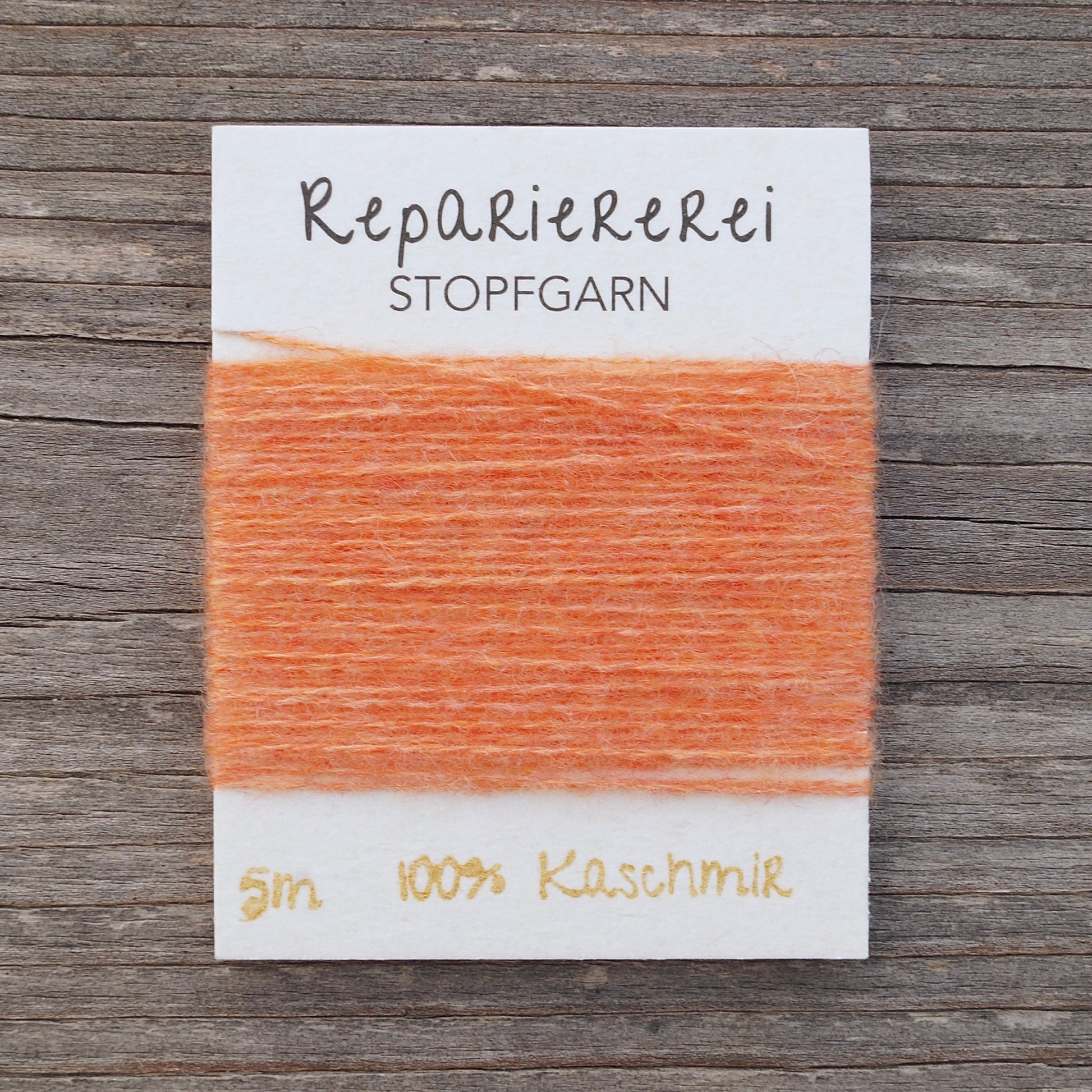 Stopfgarn Kaschmir 2016 Sanftes Orange - Repariererei