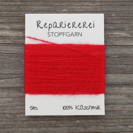 Stopfgarn Kaschmir 3014 Leuchtendes Rot - Repariererei