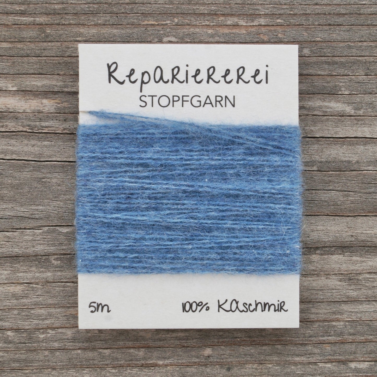 Stopfgarn Kaschmir 6030 Jeansblau - Repariererei