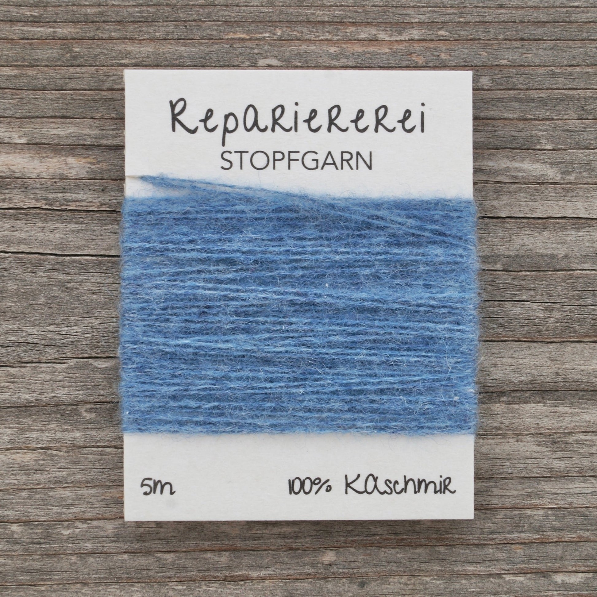 Stopfgarn Kaschmir 6030 Jeansblau - Repariererei