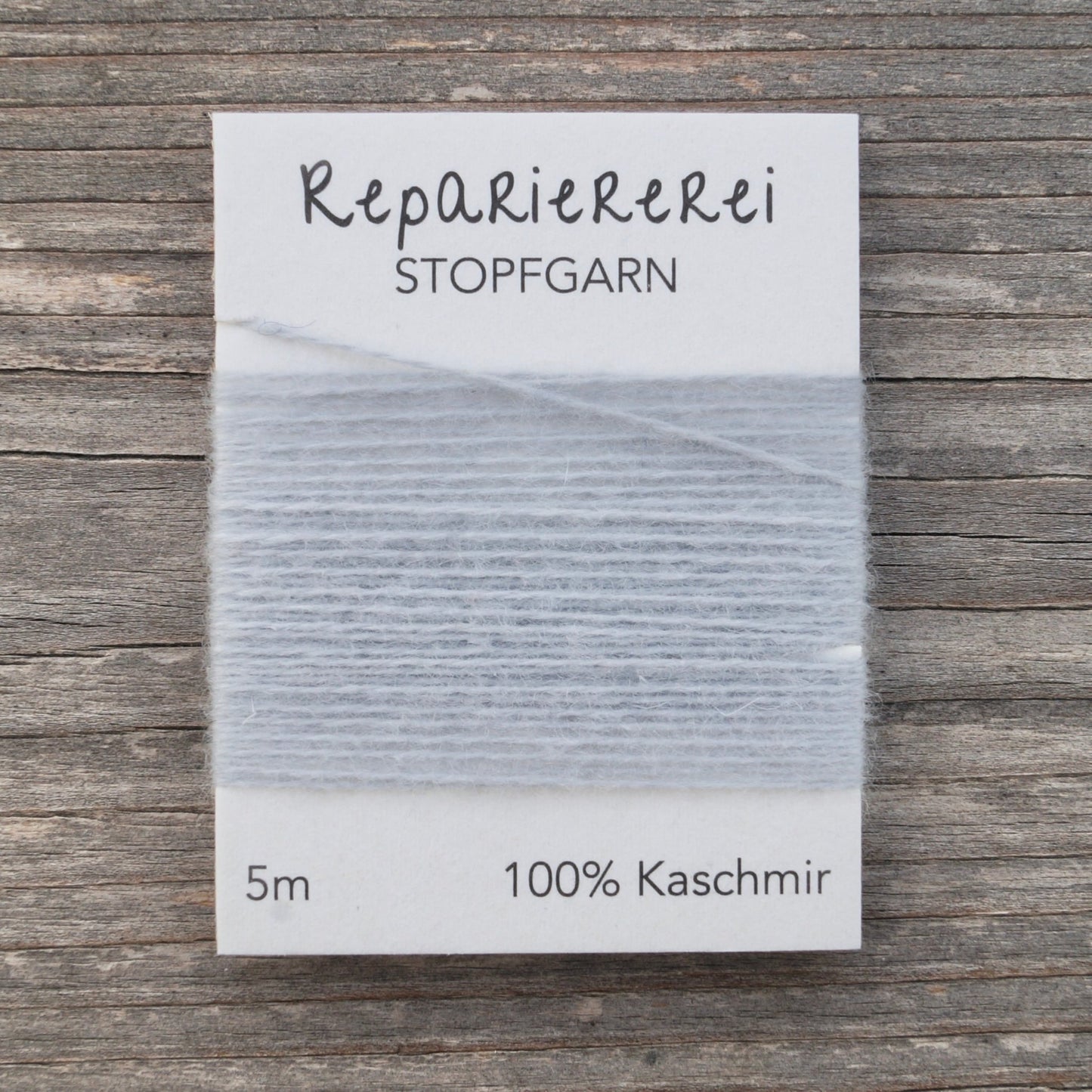 Stopfgarn Kaschmir 6046 Graublau hell - Repariererei