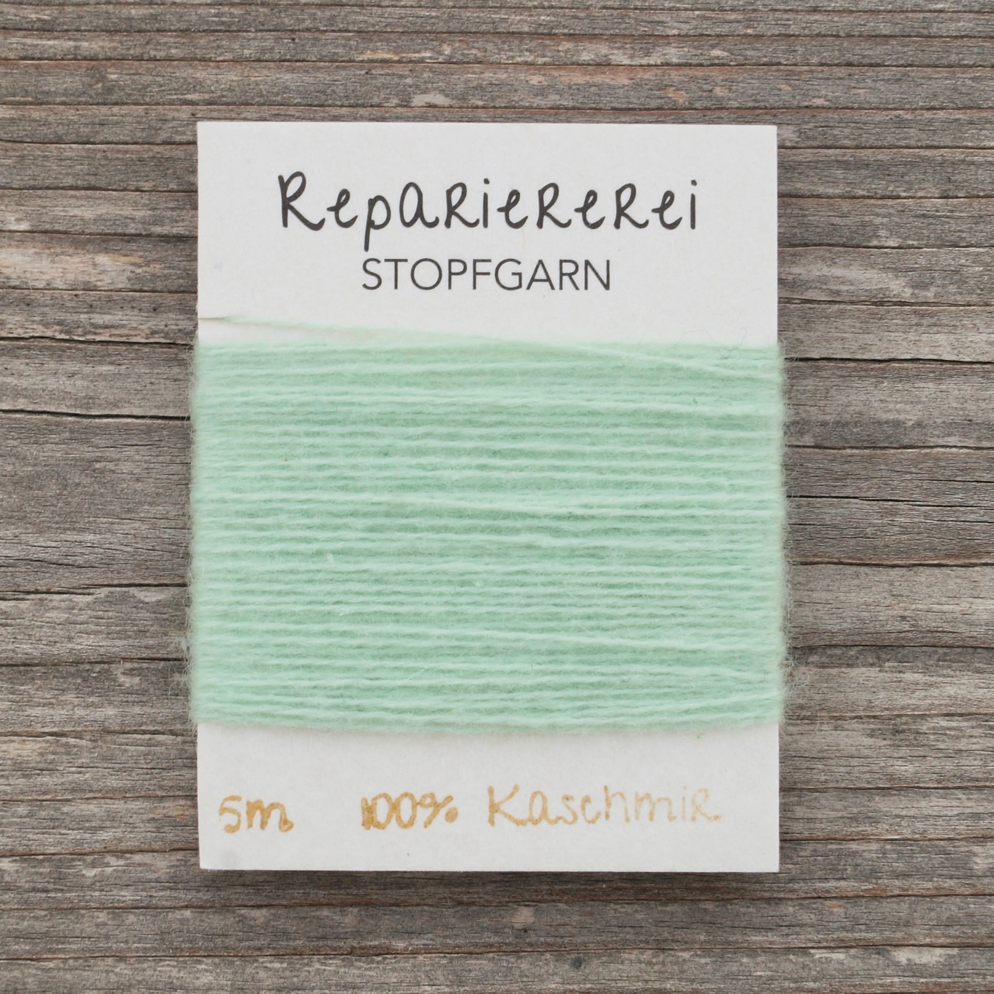 Stopfgarn Kaschmir 8016 Pastellgrün - Repariererei