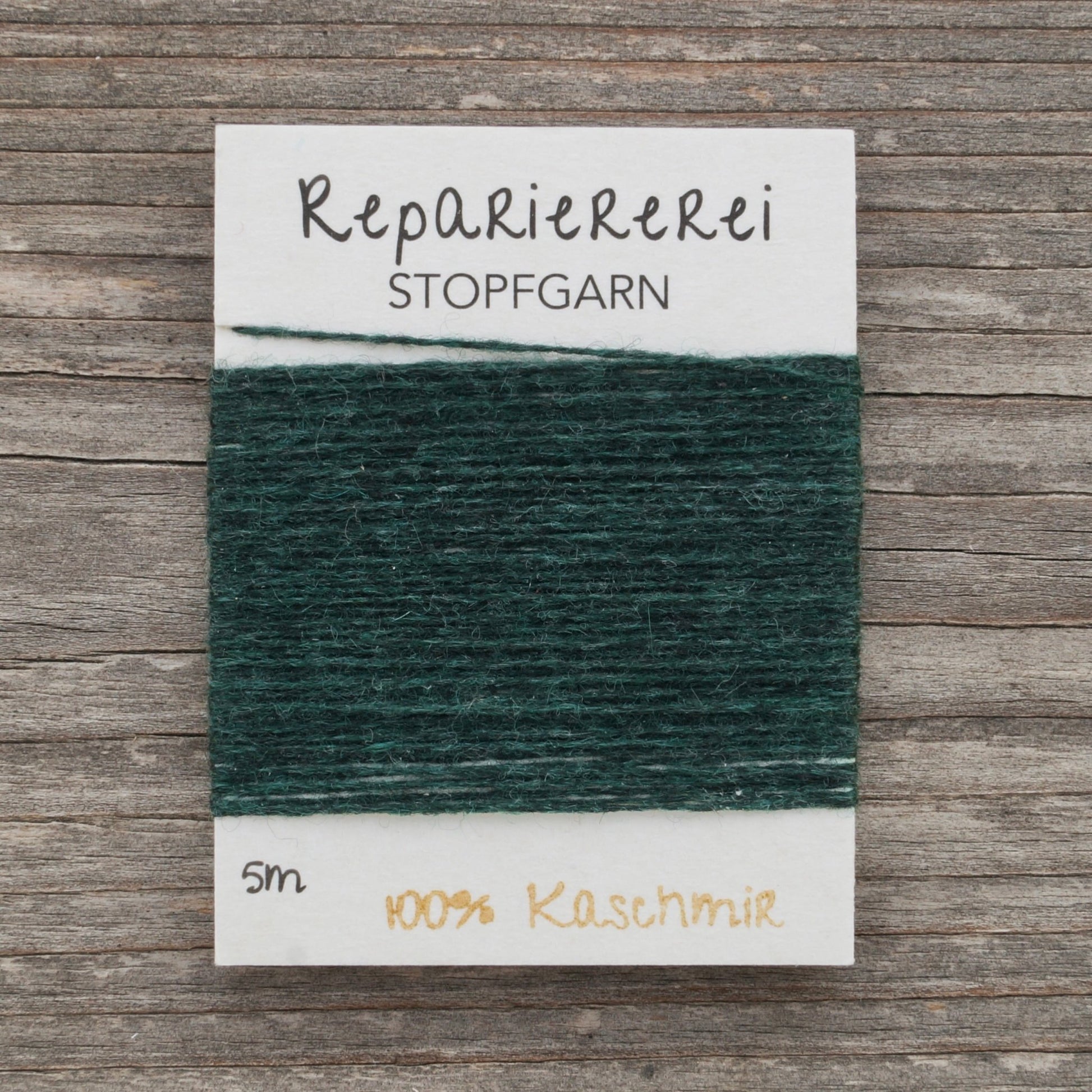 Stopfgarn Kaschmir 8028 Dunkelgrün - Repariererei