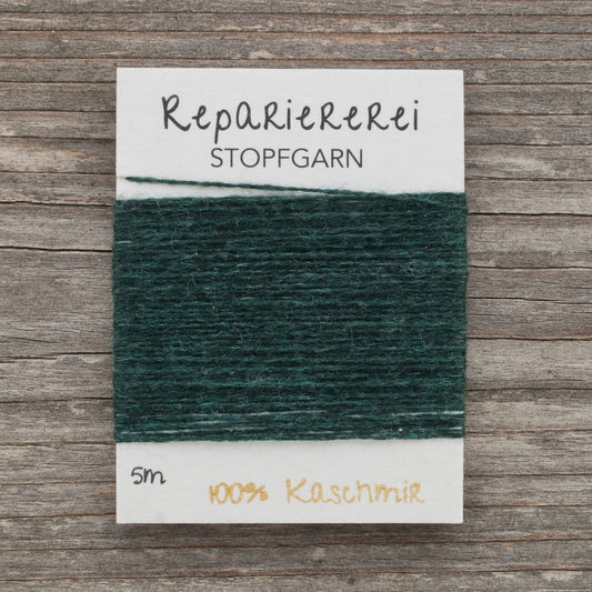 Stopfgarn Kaschmir 8028 Dunkelgrün - Repariererei