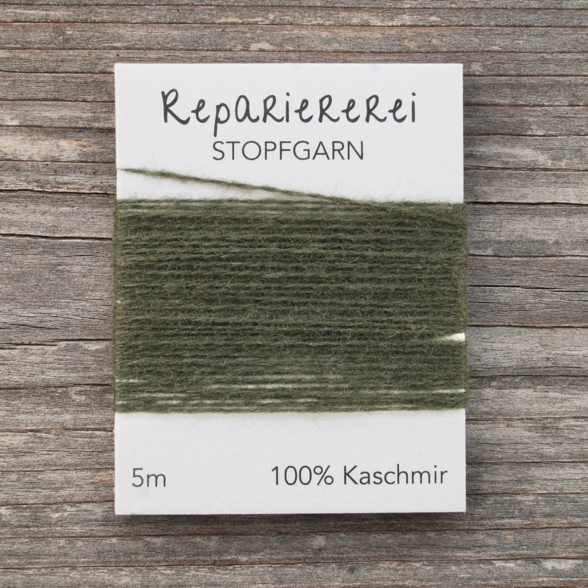 Stopfgarn Kaschmir 8045 Olivgrün - Repariererei