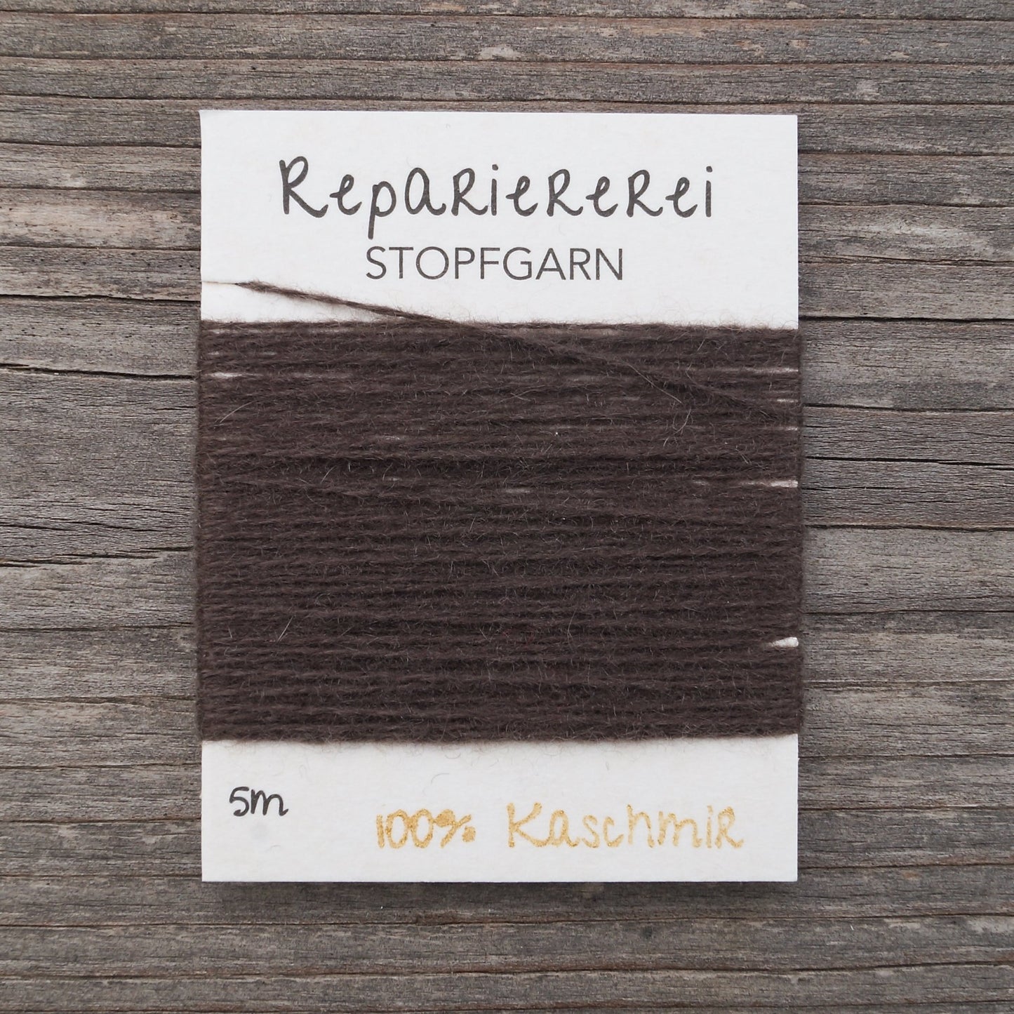 Stopfgarn Kaschmir 9031 Braun - Repariererei