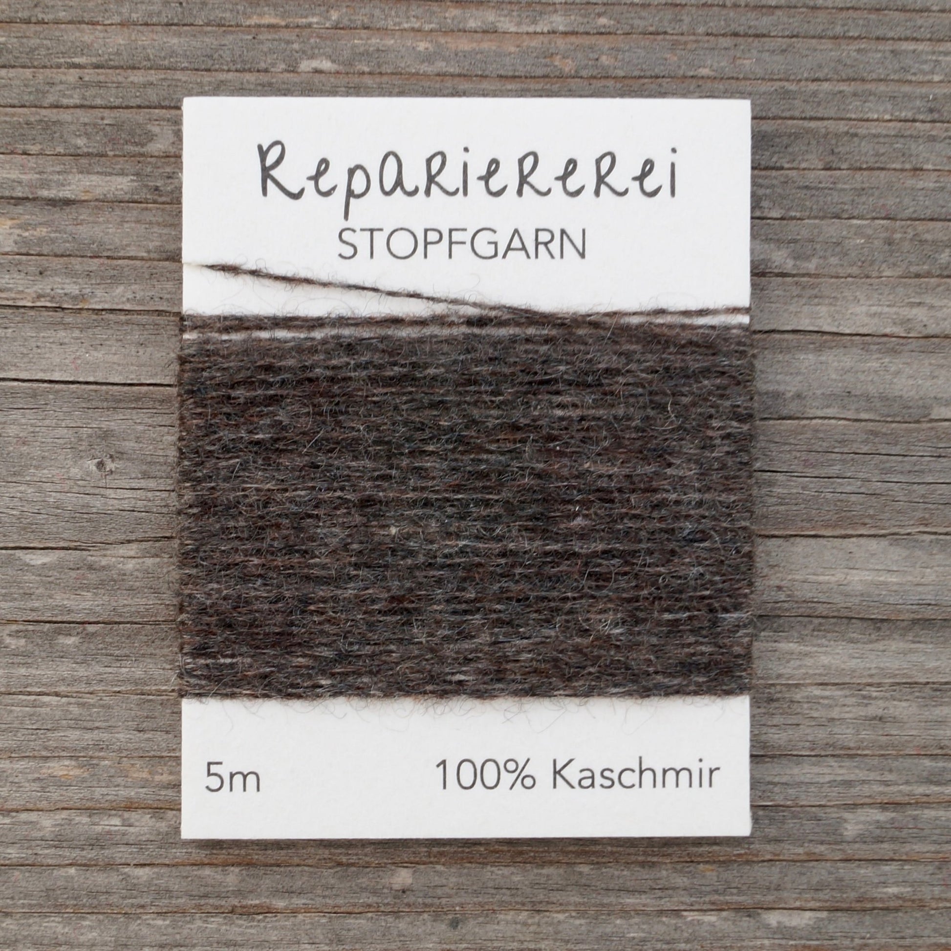 Stopfgarn Kaschmir 9048 Dunkel Grau - Braun - Repariererei