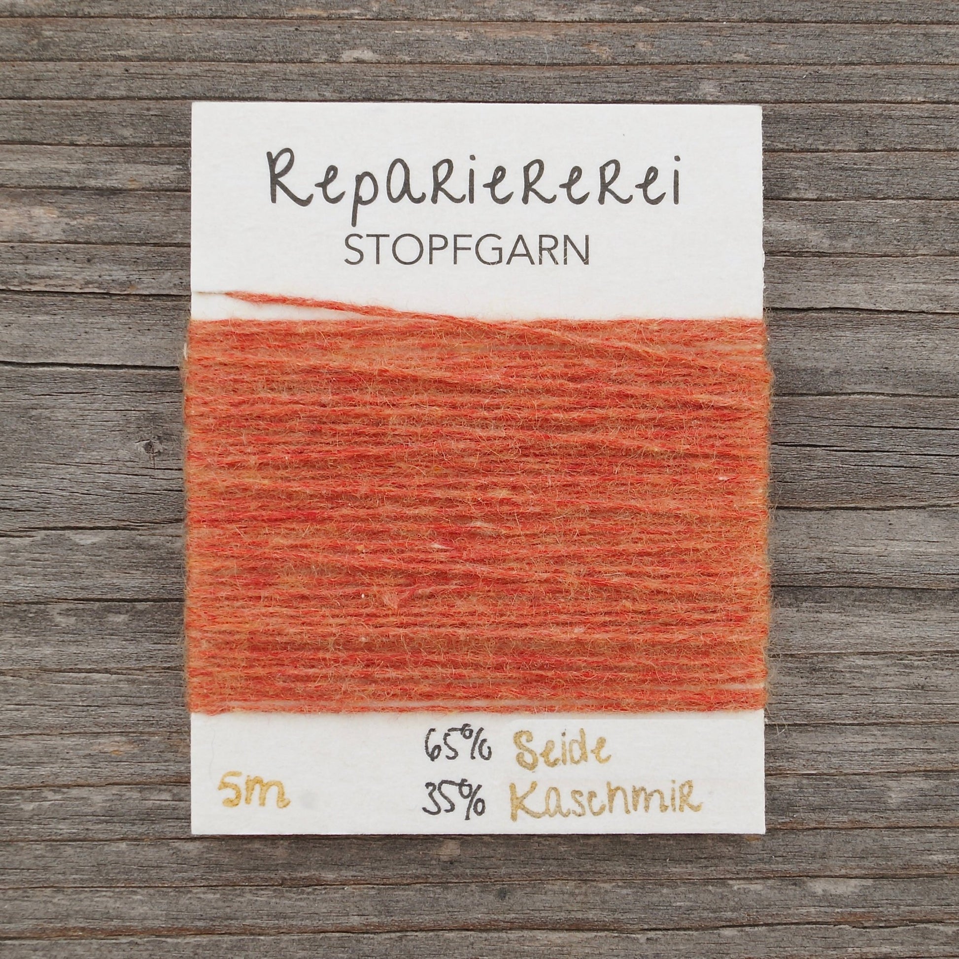 Stopfgarn Seide/Kaschmir 2010 Blutorange - Repariererei