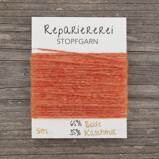 Stopfgarn Seide/Kaschmir 2010 Blutorange - Repariererei