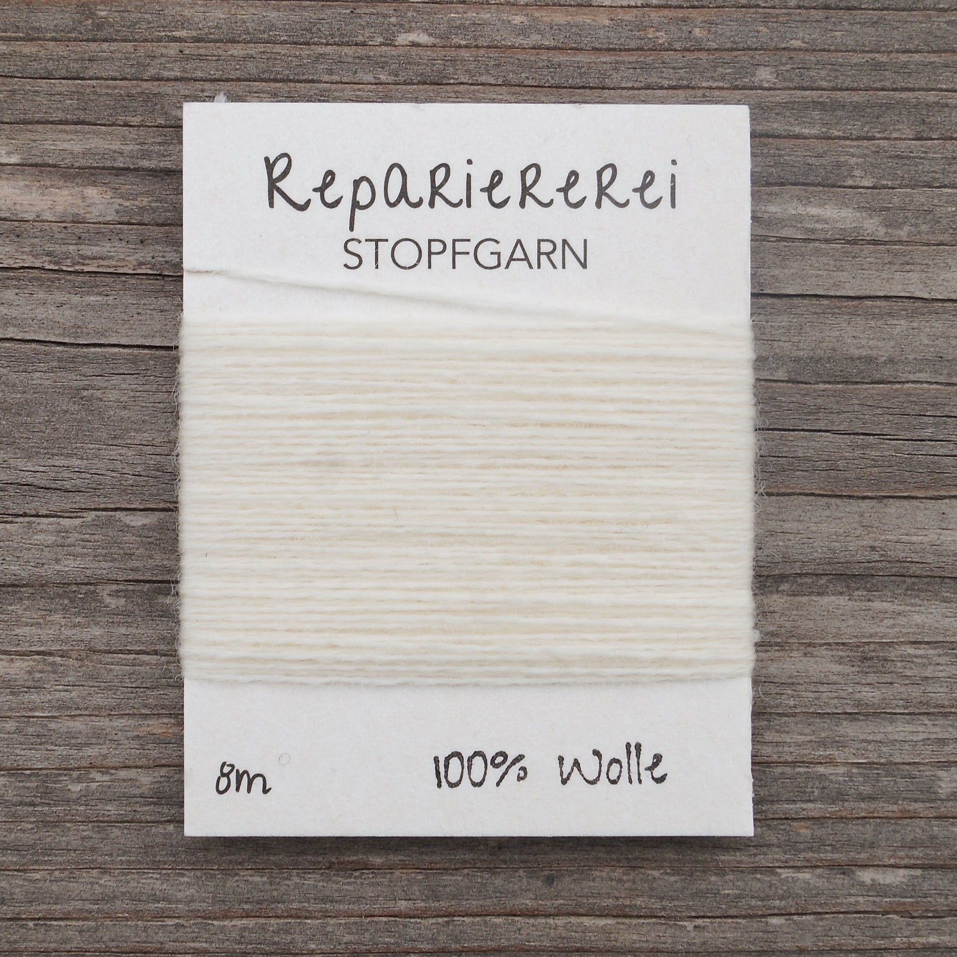 Stopfgarn Wolle 0000 Wollweiß - Repariererei