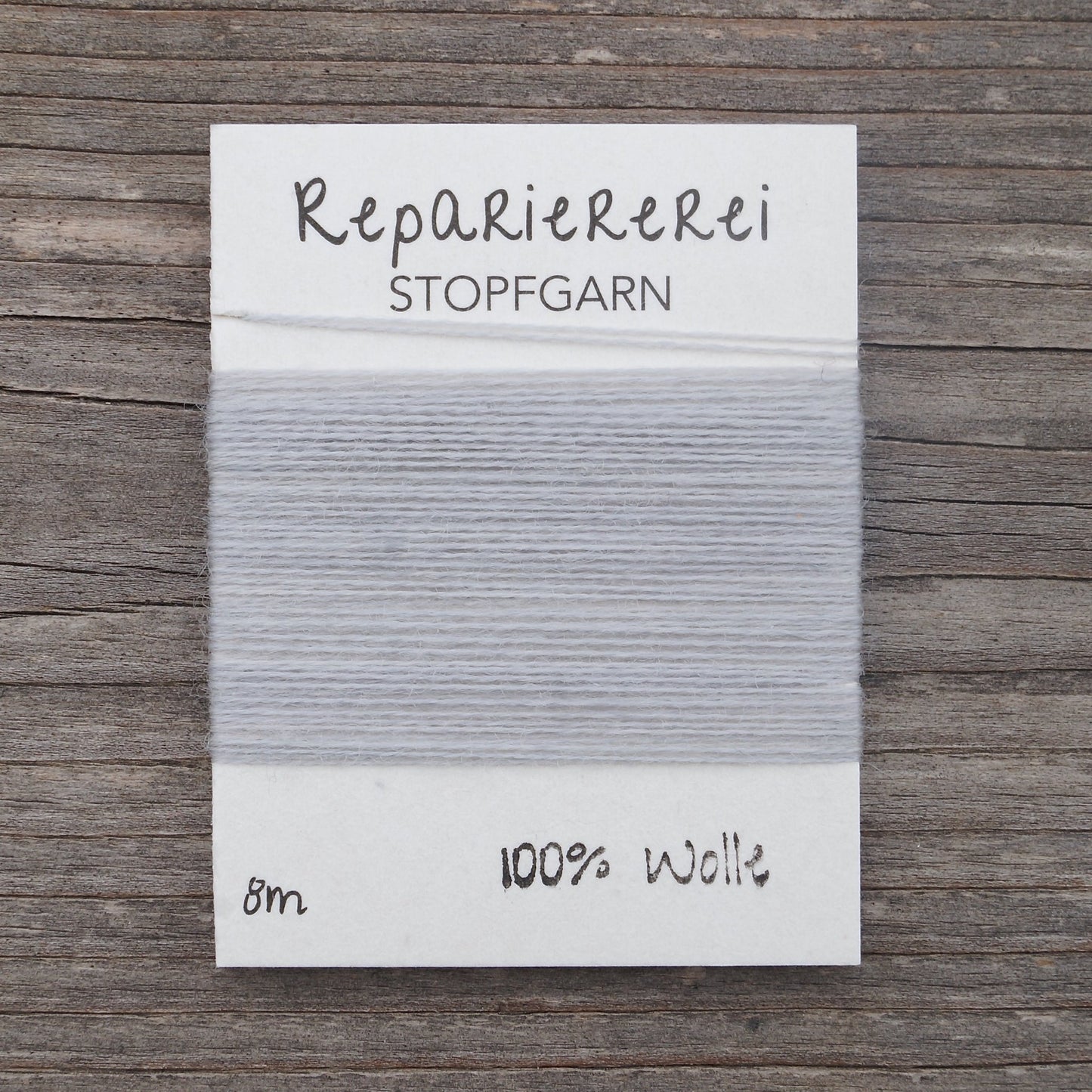 Stopfgarn Wolle 0036 Silbergrau - Repariererei