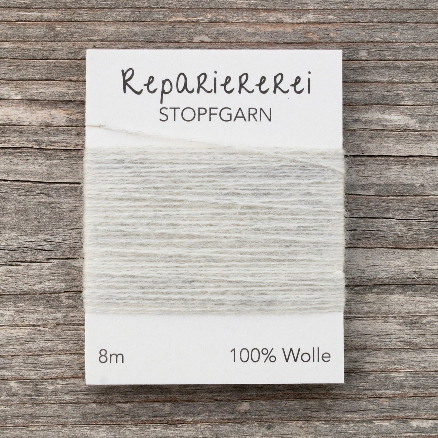 Stopfgarn Wolle 0040 Hellgrau - Repariererei