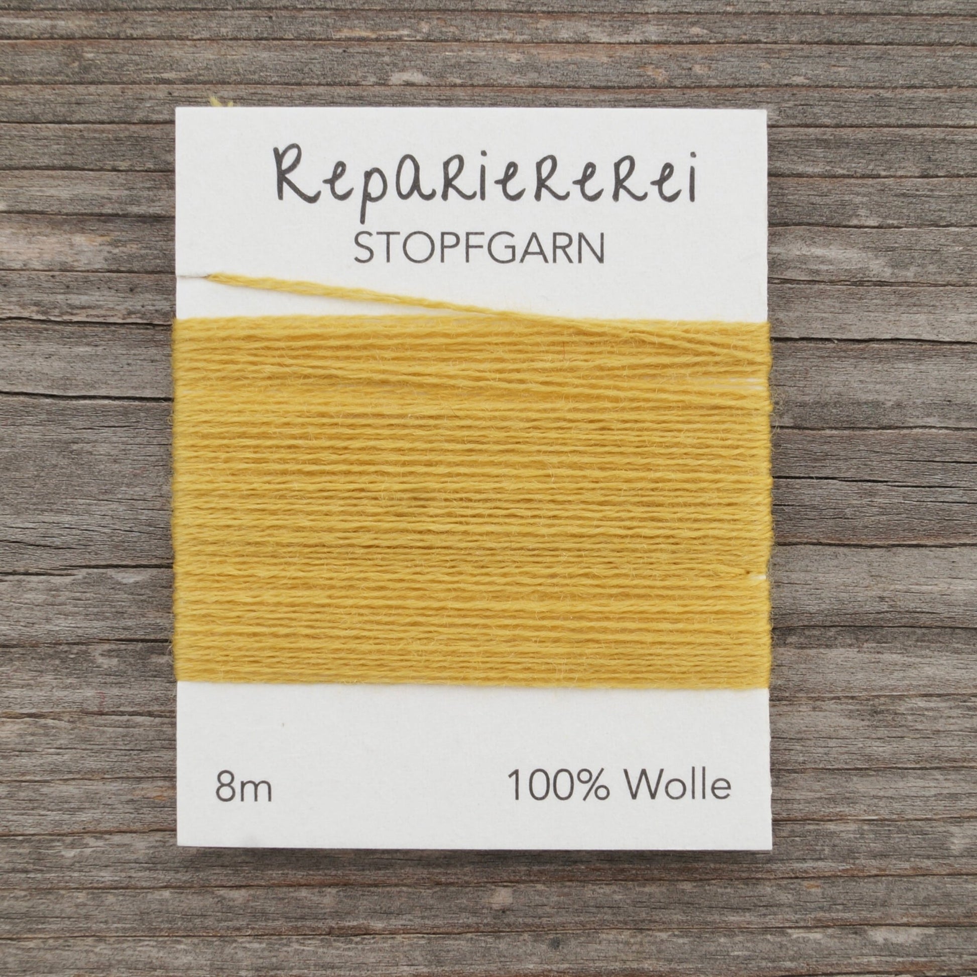 Stopfgarn Wolle 1022 Senfgelb - Repariererei
