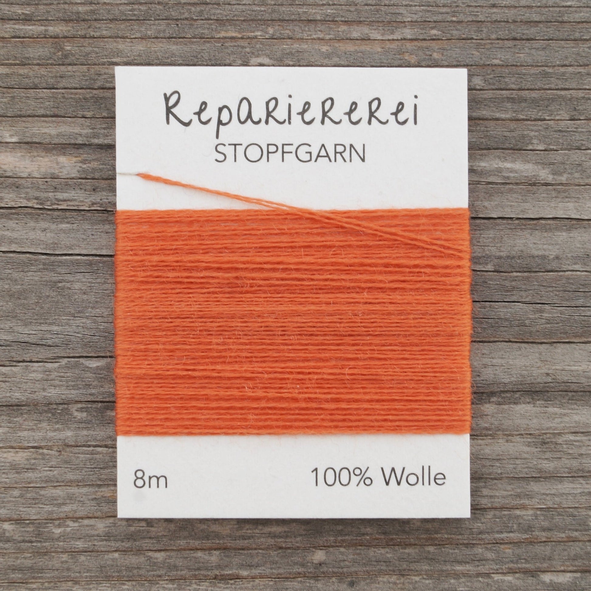 Stopfgarn Wolle 2019 Orange - Repariererei