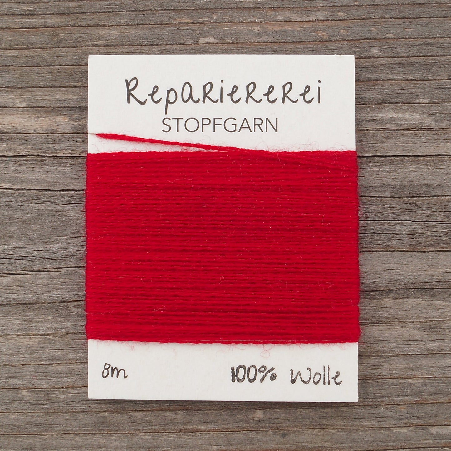 Stopfgarn Wolle 3001 Rot - Repariererei