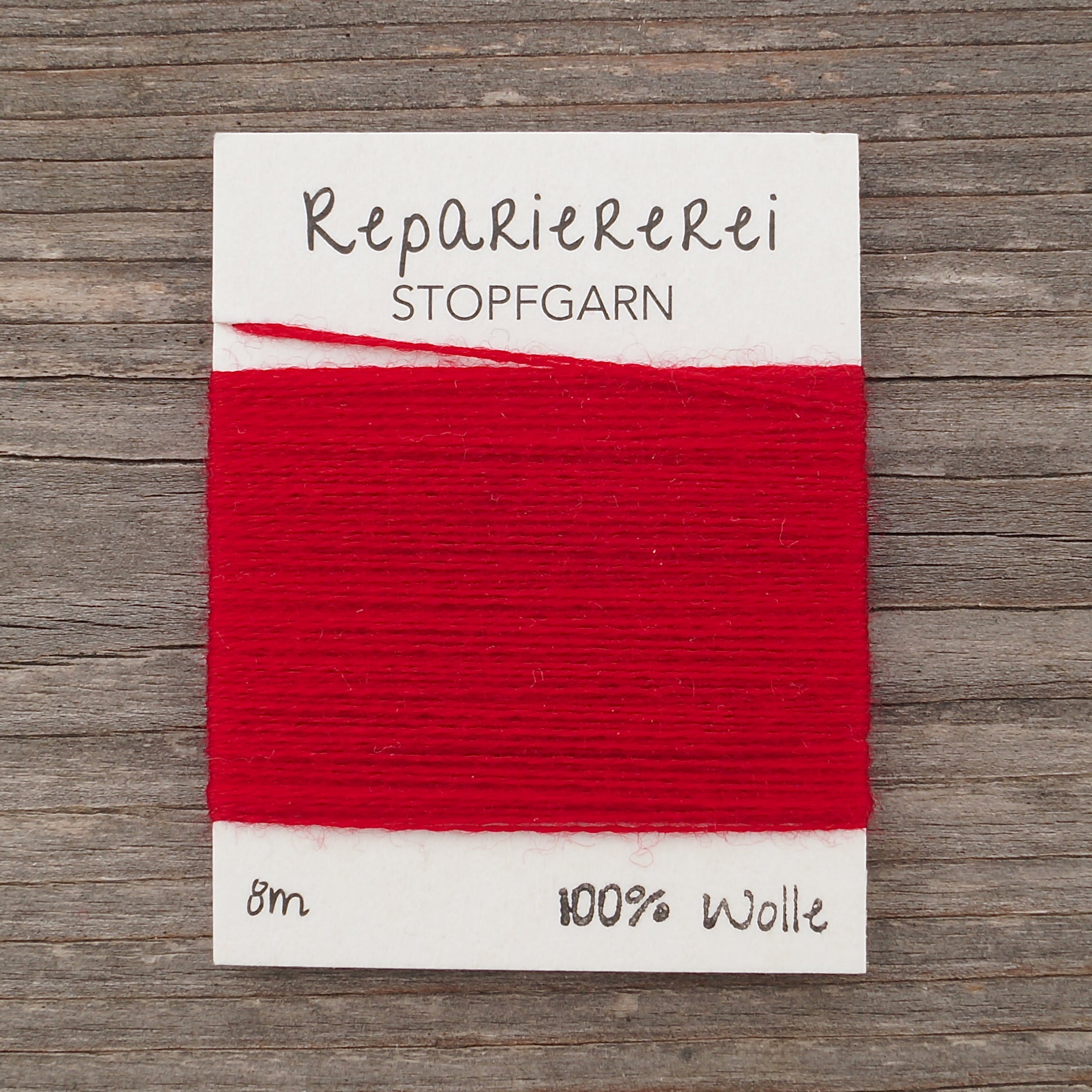 Stopfgarn Wolle 3001 Rot - Repariererei