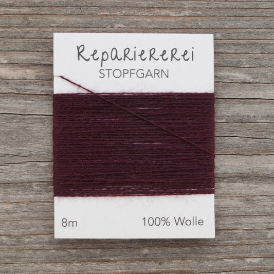 Stopfgarn Wolle 4039 Bordeaux dunkel - Repariererei