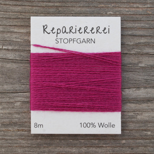 Stopfgarn Wolle 4044 Kräftiges Pink - Repariererei